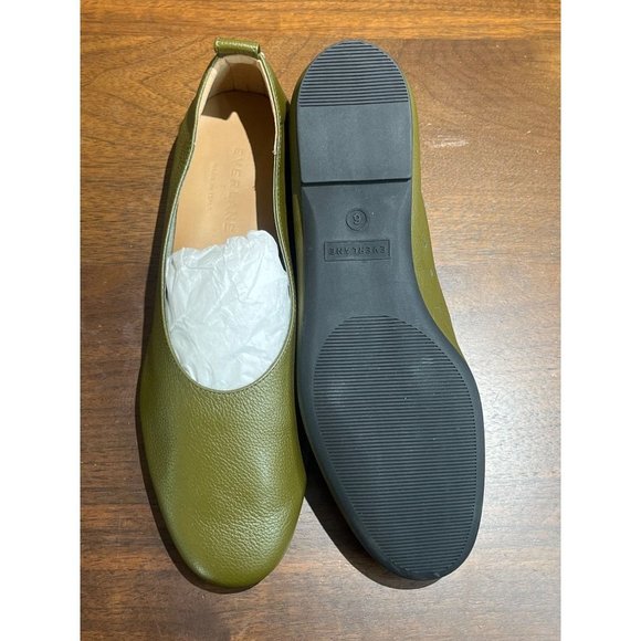 Everlane The Italian Leather Day Glove in Birch Womens Shoes Loafer Ballet Flats - Picture 8 of 11